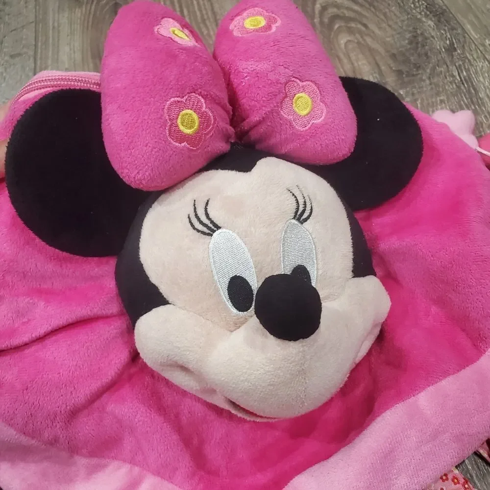 Girls Disney Minnie Backpack Minnie Mouse Pink Bag
